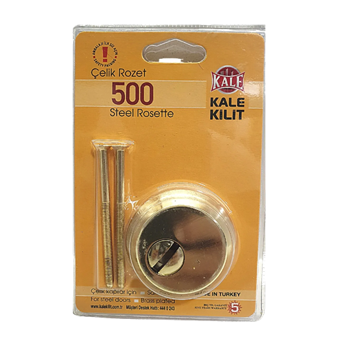 KALE 500 ÇELİK KAPI ROZETİ KROM